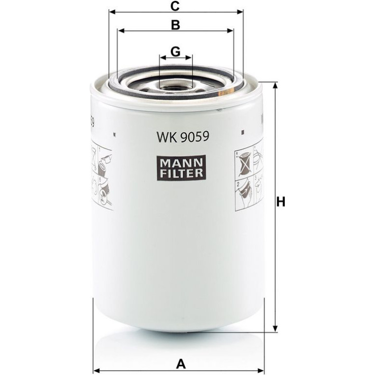 Mann & Hummel Industriefilter WK 9059