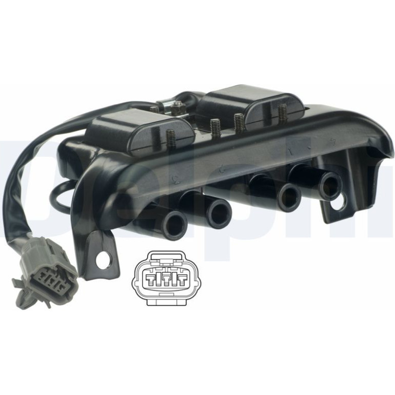 DELPHI Zündspule GN10771-12B1 DELPHI Zündspule GN10771-12B1