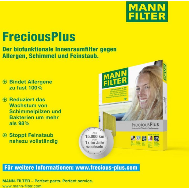 FreciousPlus Innenraumfilter FP 3461/1 FreciousPlus Innenraumfilter FP 3461/1