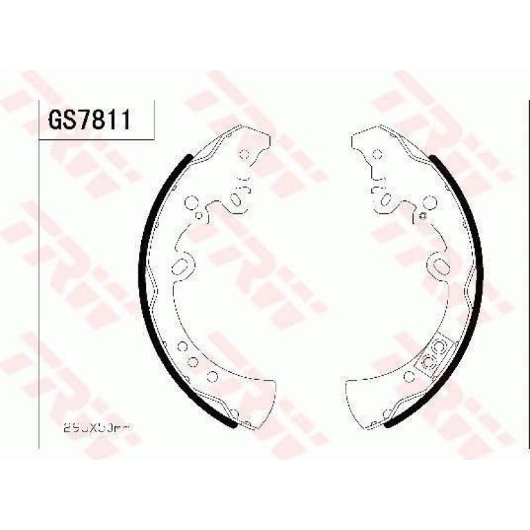 Bremsbacken GS7811