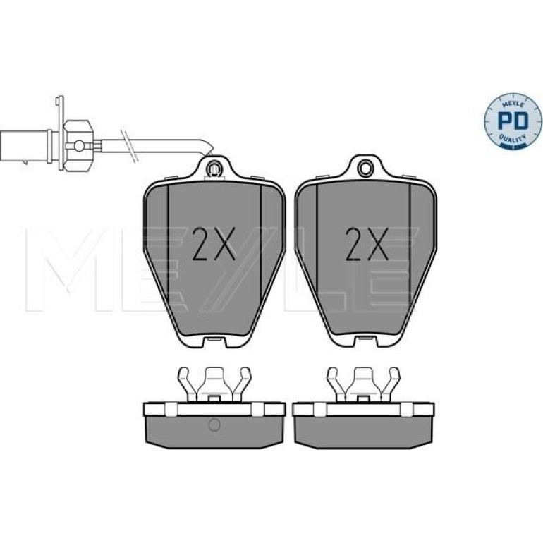 Bremsbelagsatz Vw P. A6 S6 4.2 Quattro 94-97 025 214 5218/PD Bremsbelagsatz Vw P. A6 S6 4.2 Quattro 94-97 025 214 5218/PD