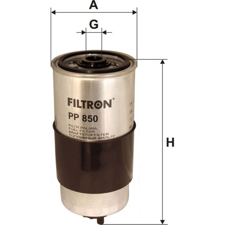 FILTRON Kraftstofffilter PP 850 FILTRON Kraftstofffilter PP 850