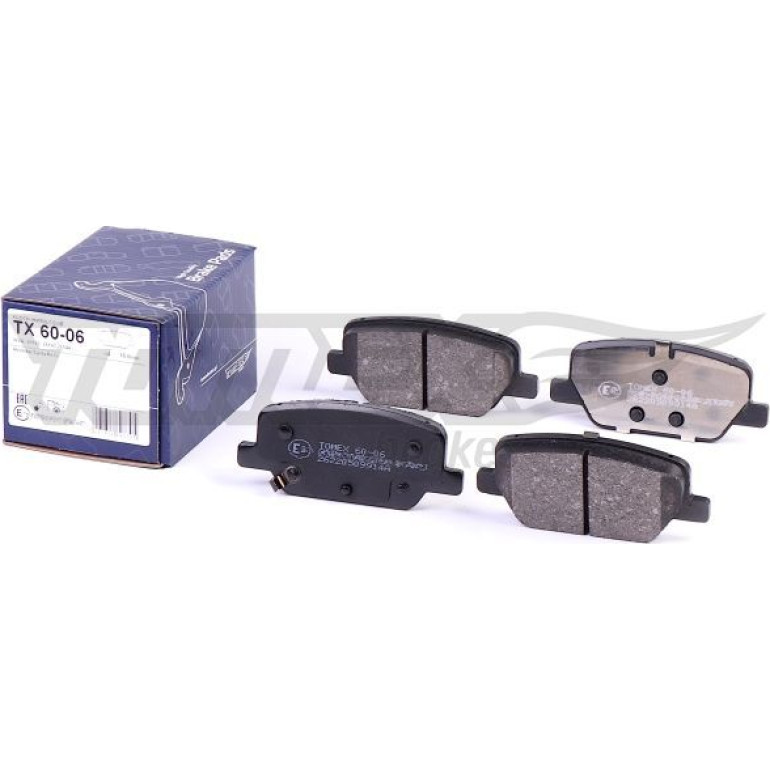 TOMEX brakes Bremsbelagsatz, Scheibenbremse TX 60-06 TOMEX brakes Bremsbelagsatz, Scheibenbremse TX 60-06