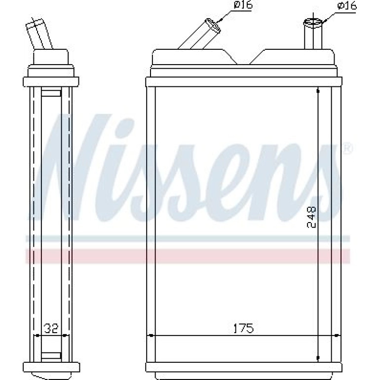 Heizkühler PKW 73624 Heizkühler PKW 73624