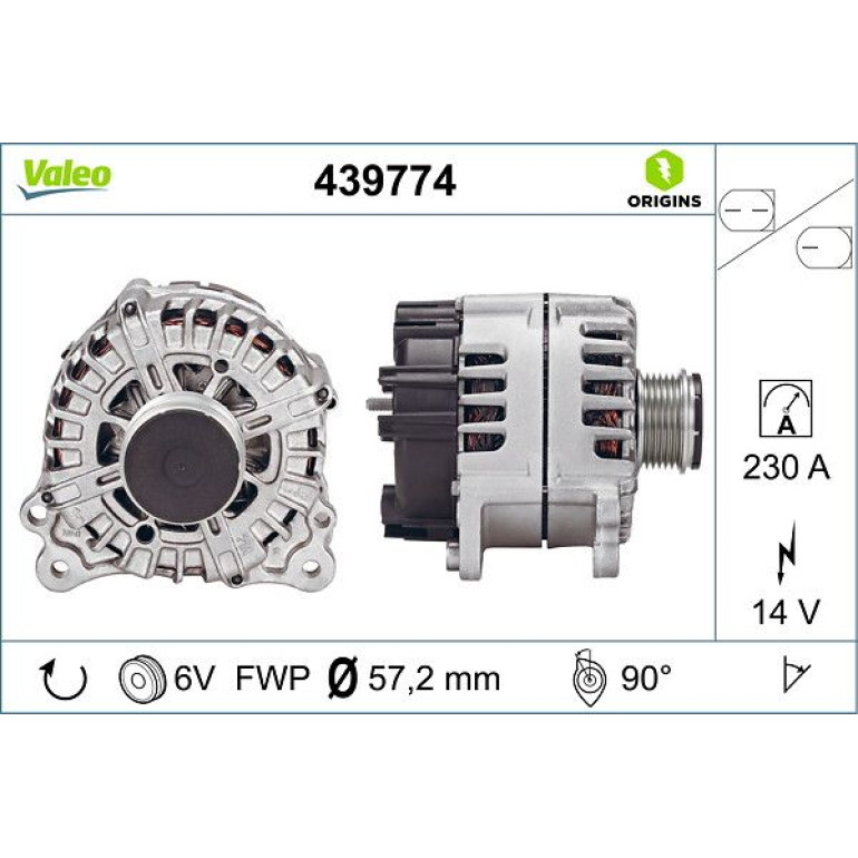 VALEO Generator 439774 VALEO Generator 439774