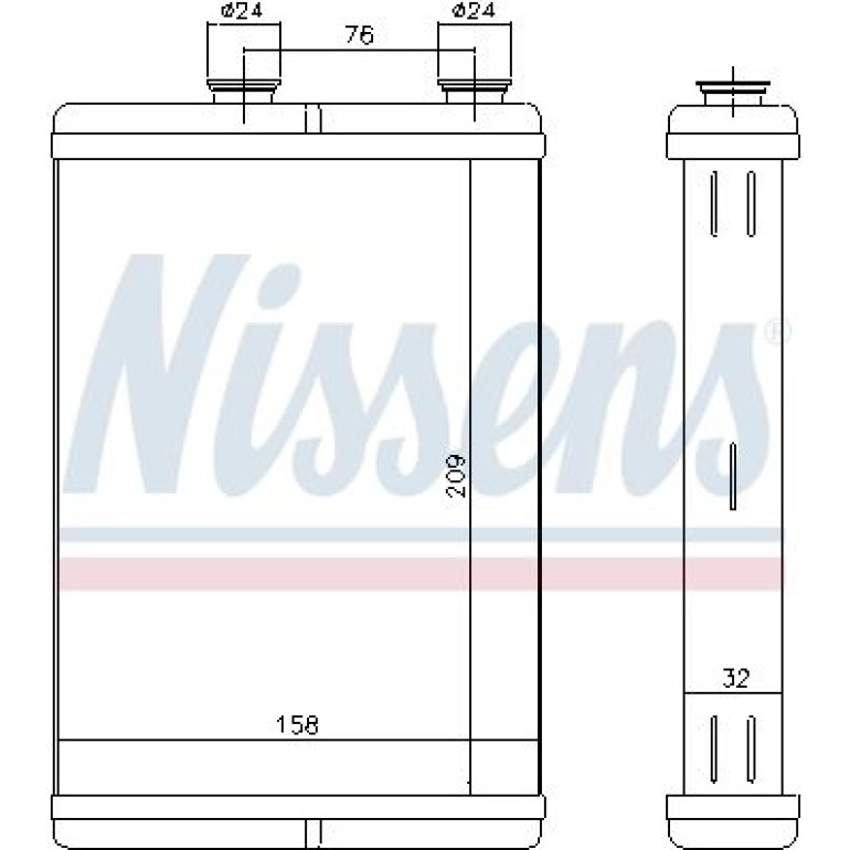 Heizkühler PKW 71451 Heizkühler PKW 71451