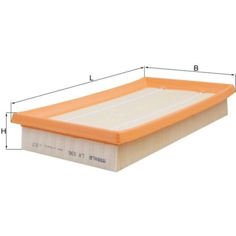 MAHLE Luftfilter LX 936 MAHLE Luftfilter LX 936