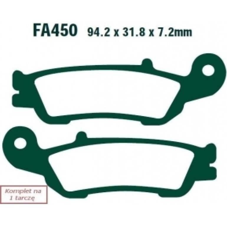 EBC Bremsklötze FA450MXS EBC Bremsklötze FA450MXS