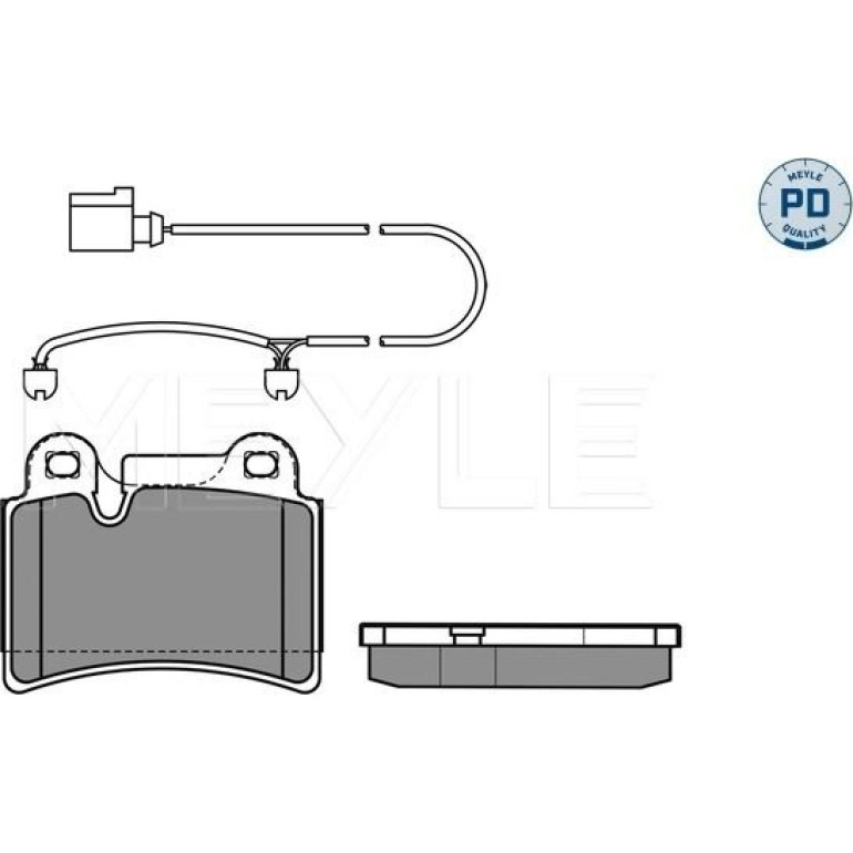 Bremsbelagsatz Vw T. Touareg 02 025 240 9717/PD Bremsbelagsatz Vw T. Touareg 02 025 240 9717/PD