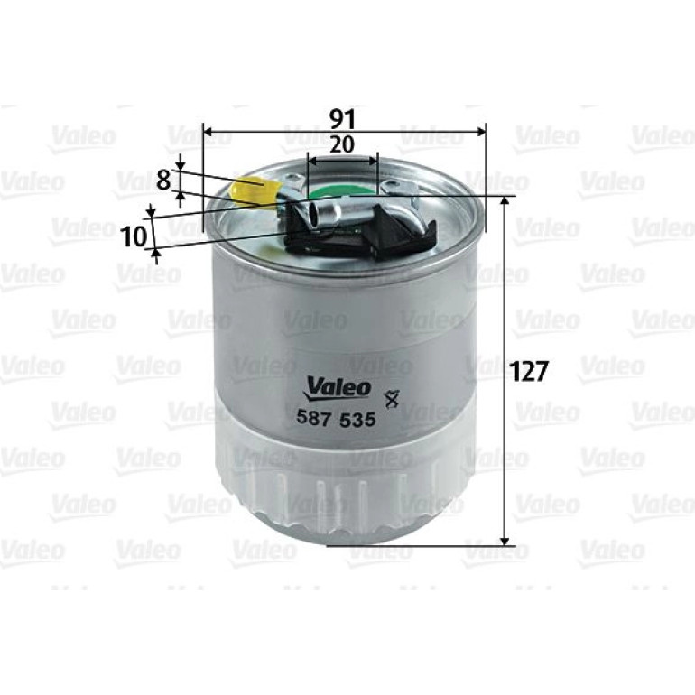 VALEO Kraftstofffilter 587535 VALEO Kraftstofffilter 587535