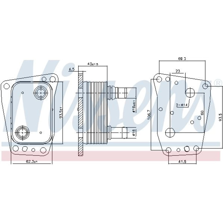 Ölkühler PKW 90967 Ölkühler PKW 90967
