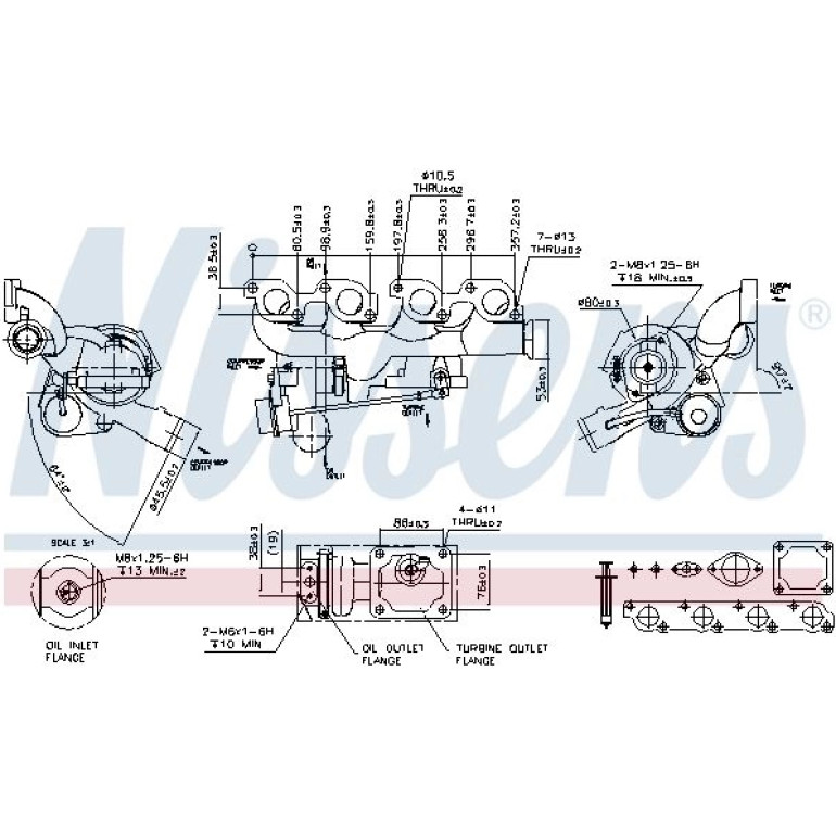 NISSENS Turbolader 93106 NISSENS Turbolader 93106