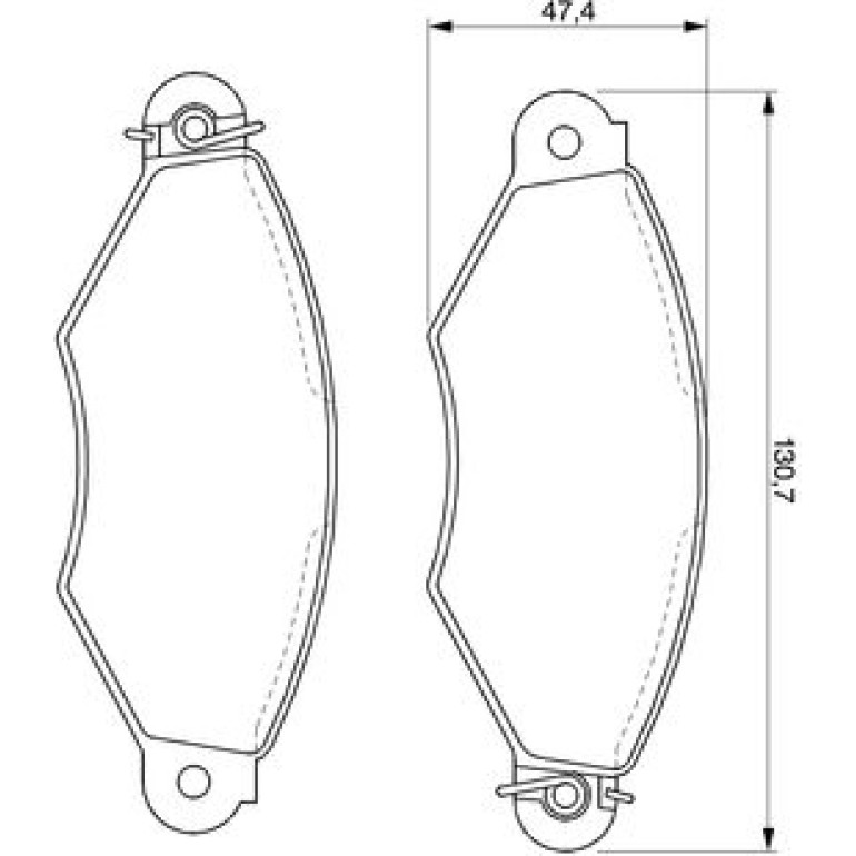 Bosch Bremsbelagsatz 0 986 424 453 Bosch Bremsbelagsatz 0 986 424 453