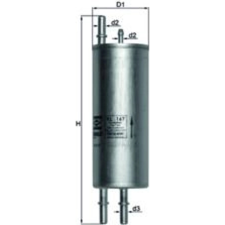 MAHLE Kraftstofffilter KL 167