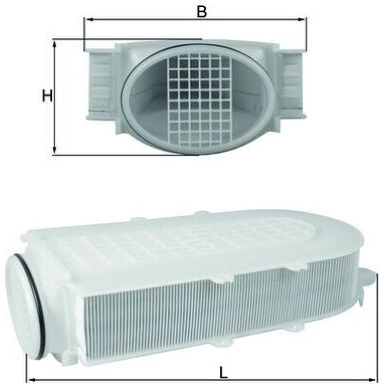 MAHLE Luftfilter LX 2991/1 MAHLE Luftfilter LX 2991/1