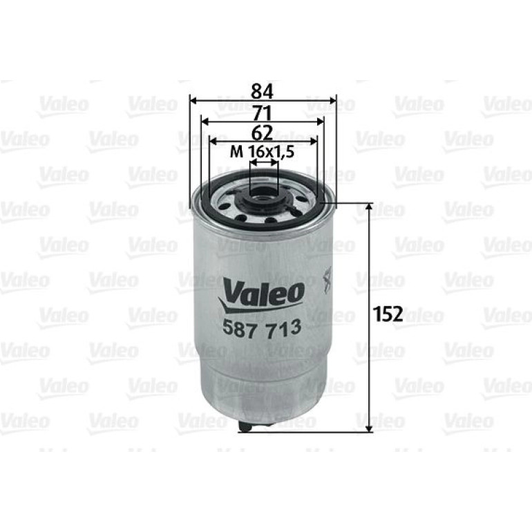 VALEO Kraftstofffilter 587713 VALEO Kraftstofffilter 587713