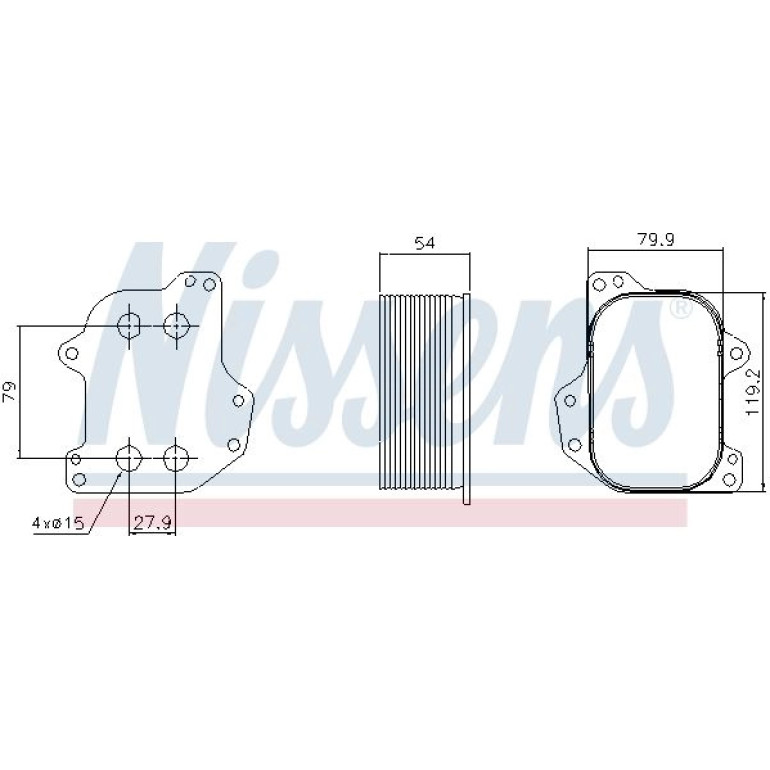 Ölkühler PKW 90745 Ölkühler PKW 90745