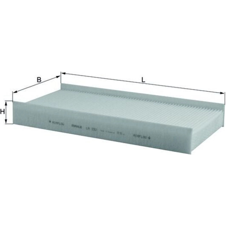 MAHLE Filter, Innenraumluft LA 232 MAHLE Filter, Innenraumluft LA 232