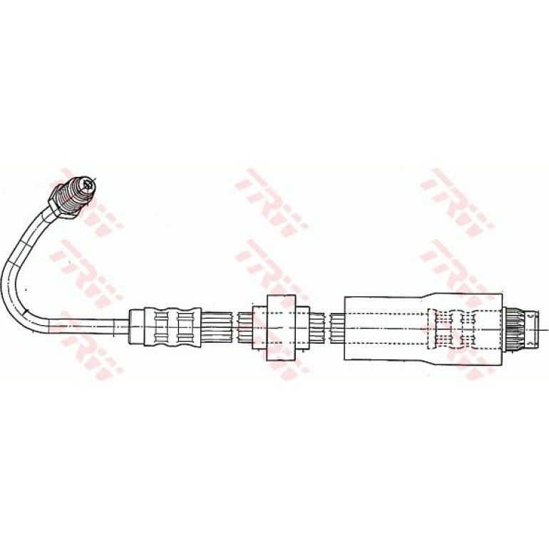 Bremsschlauch HA li PHB542 Bremsschlauch HA li PHB542