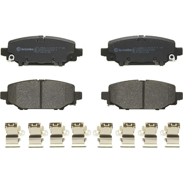 BREMBO Bremsklötze HA P 37 026 BREMBO Bremsklötze HA P 37 026