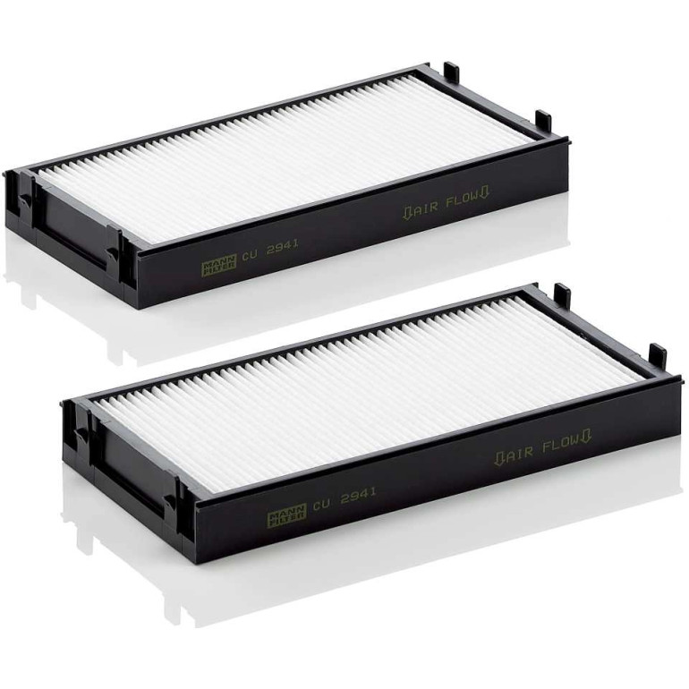 Mann & Hummel Innenraumfilter PKW CU 2941-2 Mann & Hummel Innenraumfilter PKW CU 2941-2