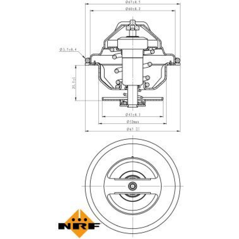 NRF Thermostat 725192 NRF Thermostat 725192