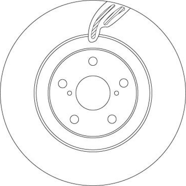 82 481 189 Bremsscheibe VA re DF6792S 82 481 189 Bremsscheibe VA re DF6792S