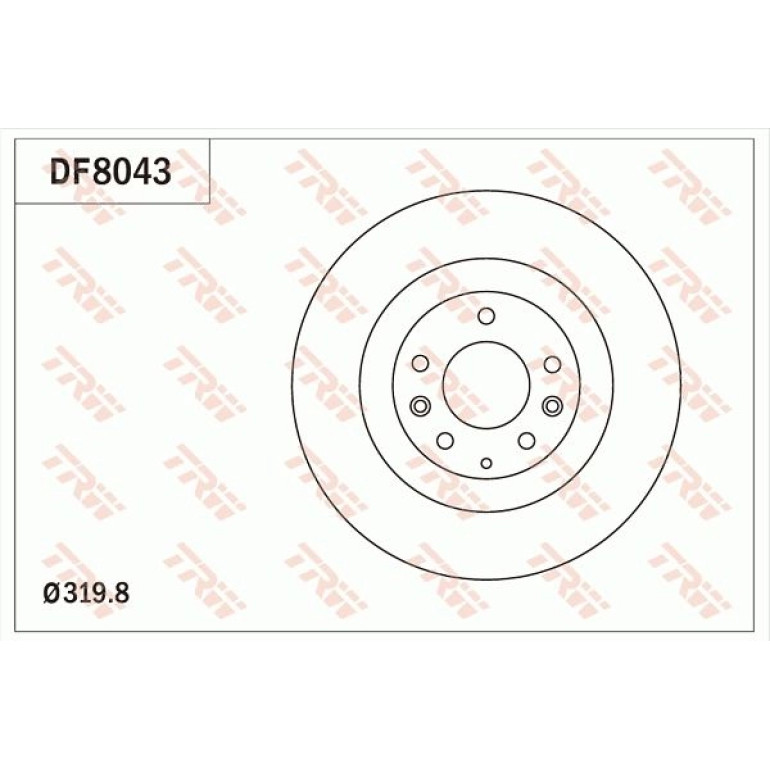 Bremsscheibe Mazda P. Cx-7/Cx-9 07 DF8043 Bremsscheibe Mazda P. Cx-7/Cx-9 07 DF8043