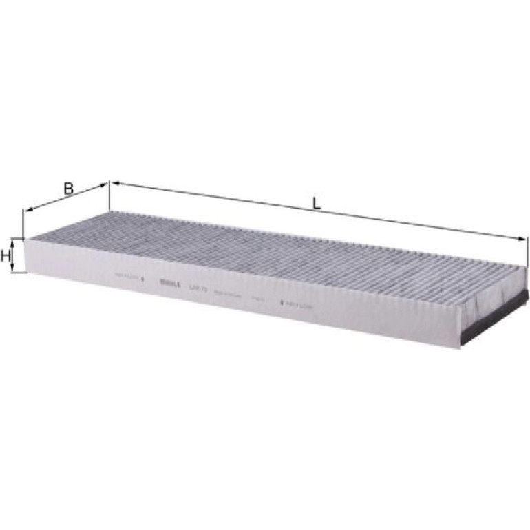 MAHLE Filter, Innenraumluft LAK 70