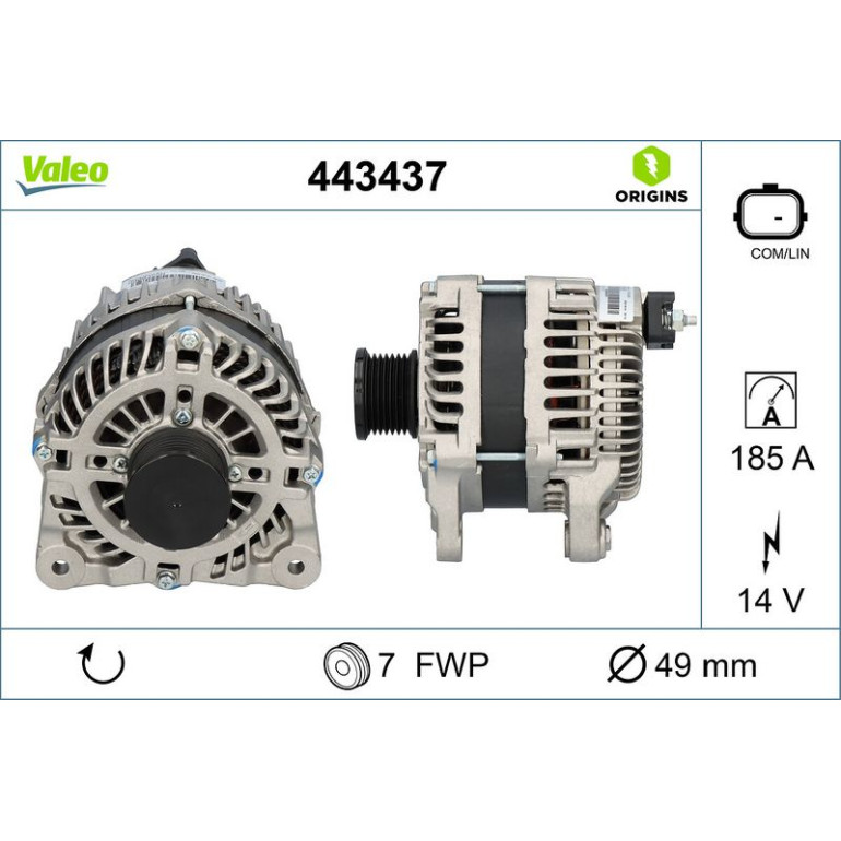 VALEO Generator 443437 VALEO Generator 443437