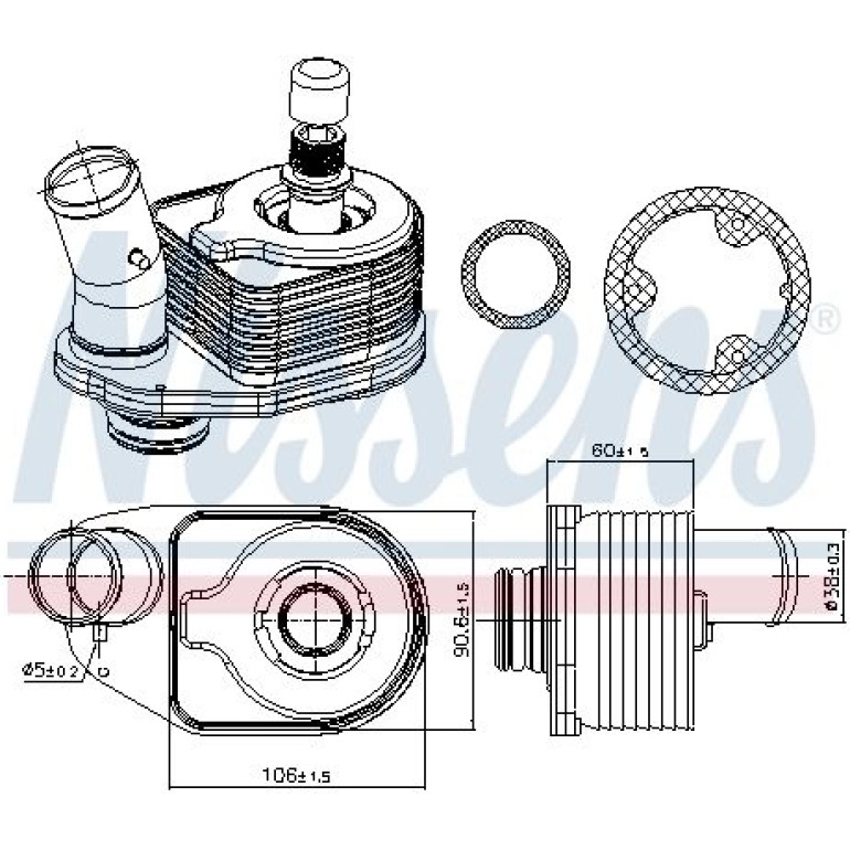 Ölkühler PKW 91101 Ölkühler PKW 91101