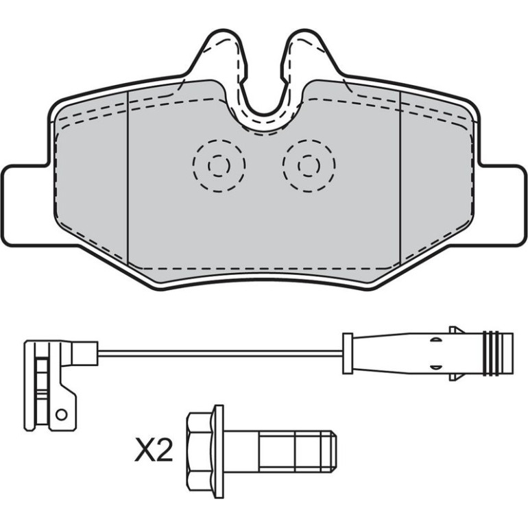 VALEO Bremsbeläge 598765 VALEO Bremsbeläge 598765