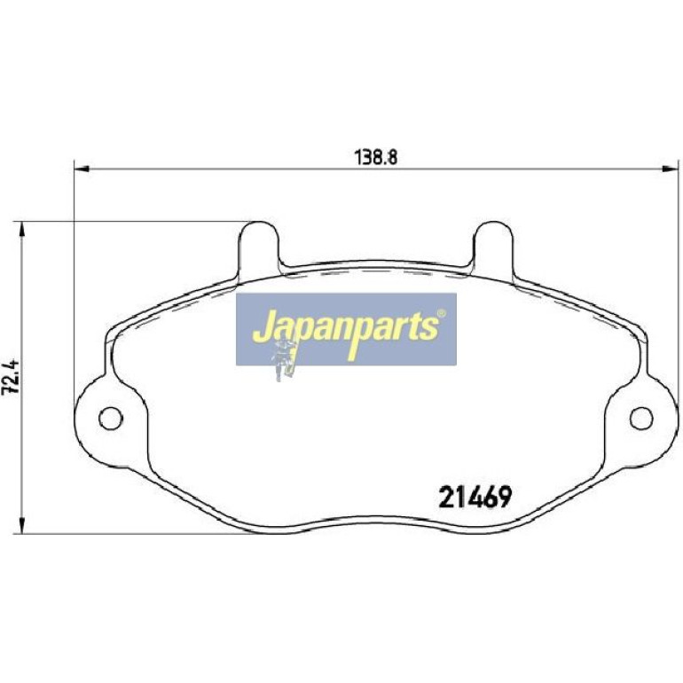 Japanparts Bremsbeläge PA-0322AF