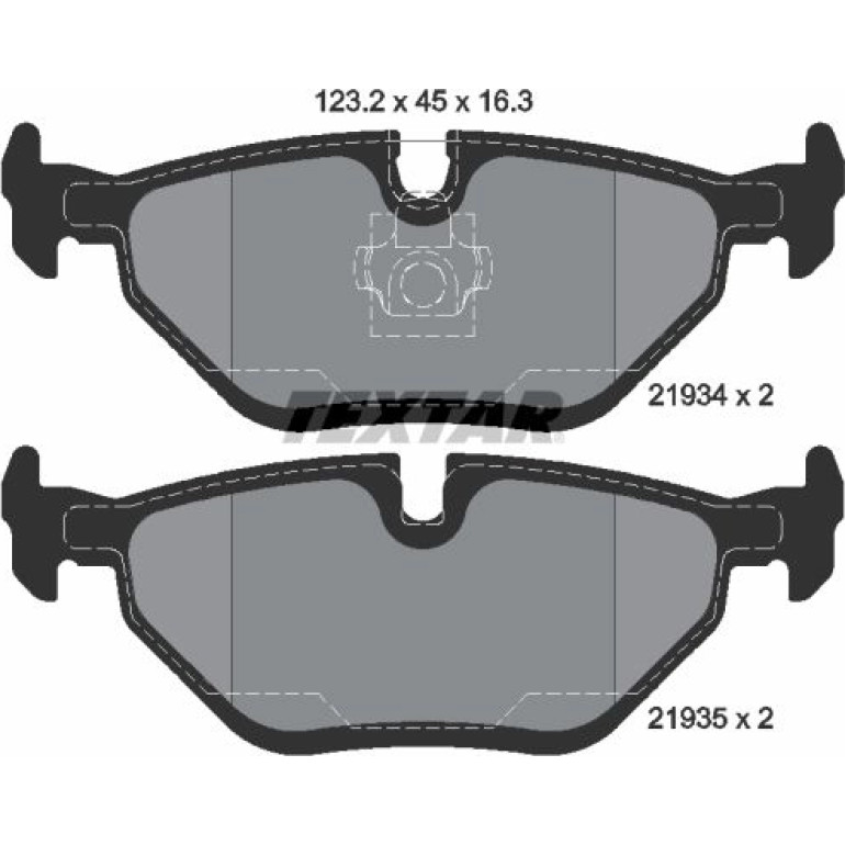 Bremsbelagsatz Saab Bd. 9-5 2193404 Bremsbelagsatz Saab Bd. 9-5 2193404