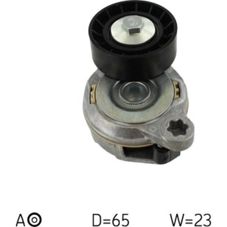 Spannrolle Nebentrieb VKM 36244