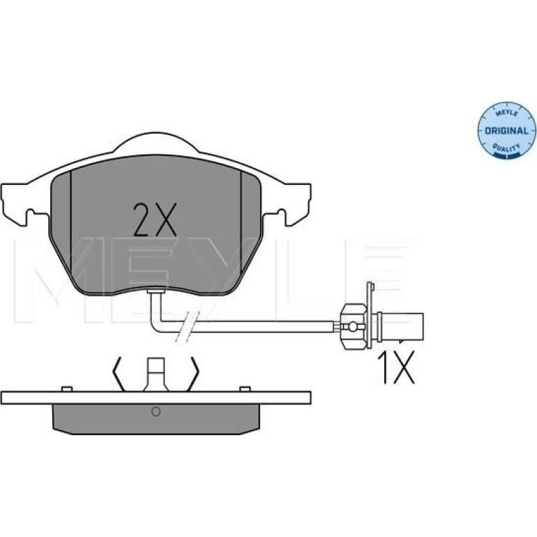 Bremsbelagsatz Vw P. Sharan 95-10 Mit Sensor 025 218 4919/W Bremsbelagsatz Vw P. Sharan 95-10 Mit Sensor 025 218 4919/W