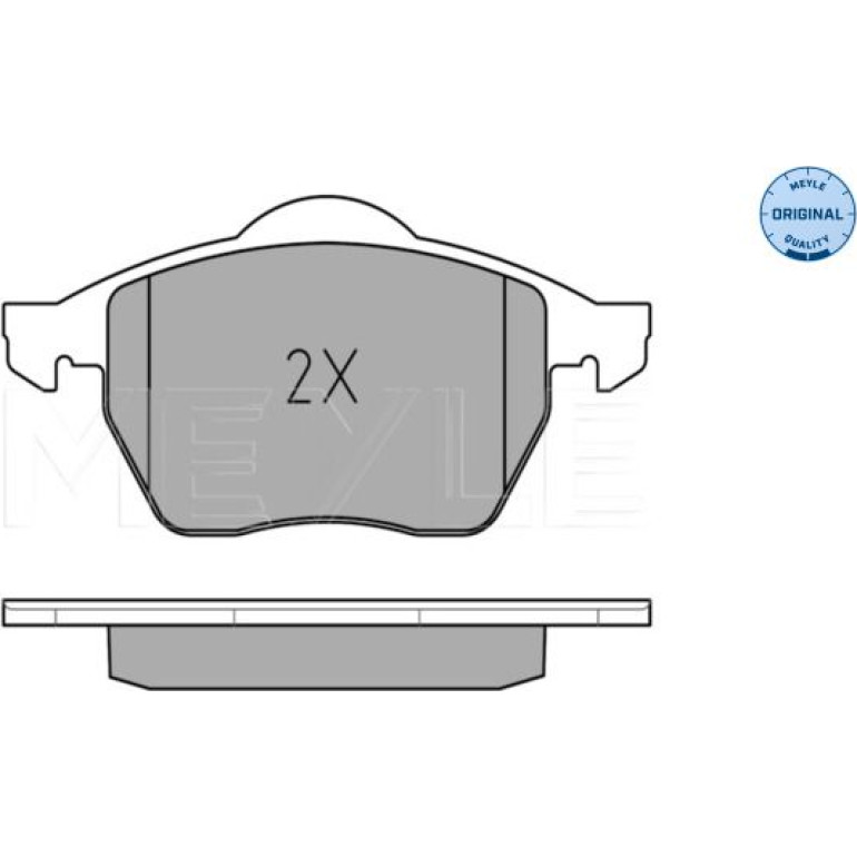 Bremsbelagsatz Vw S. A100/A6 90- Mit Sensor 025 206 7619/W Bremsbelagsatz Vw S. A100/A6 90- Mit Sensor 025 206 7619/W