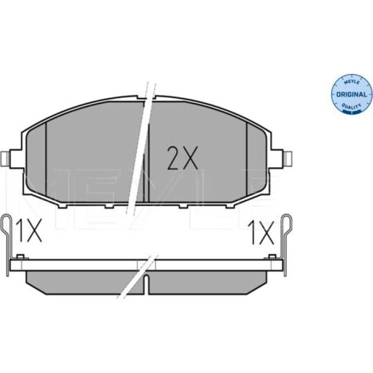 Bremsbelagsatz Nissan P. Patrol 2.8Tdi 98- Mit Sensor 025 236 1118/W Bremsbelagsatz Nissan P. Patrol 2.8Tdi 98- Mit Sensor 025 236 1118/W
