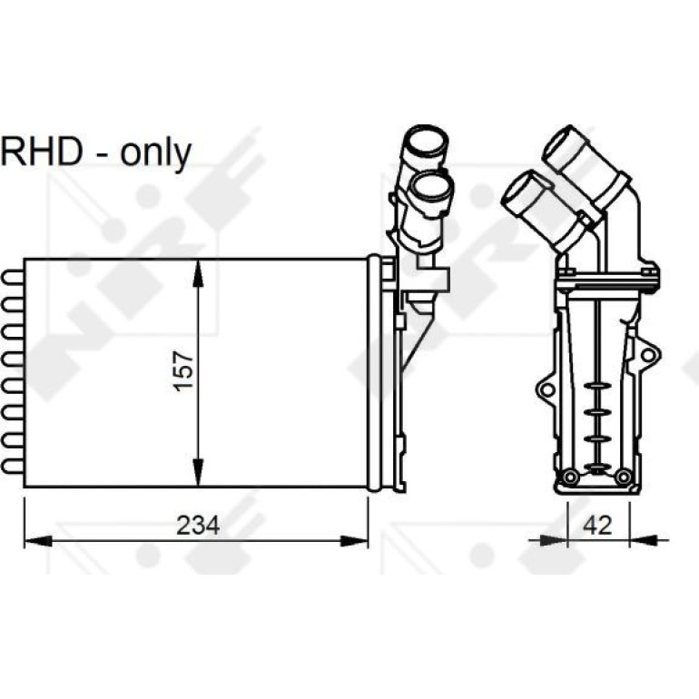NRF Heizkörper 58034 NRF Heizkörper 58034