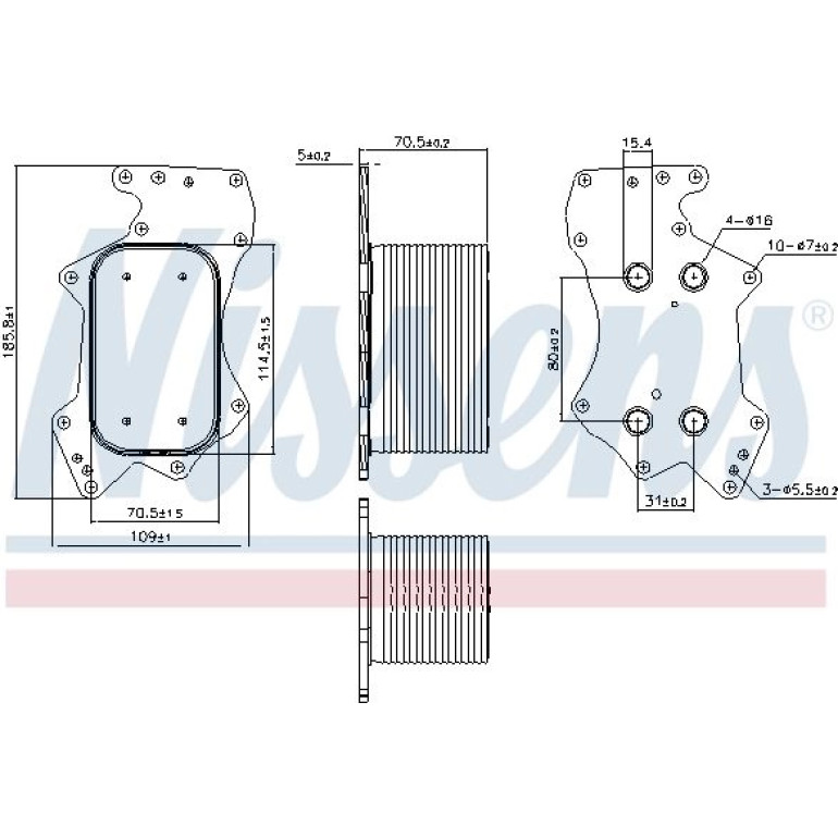 Ölkühler PKW 90911 Ölkühler PKW 90911
