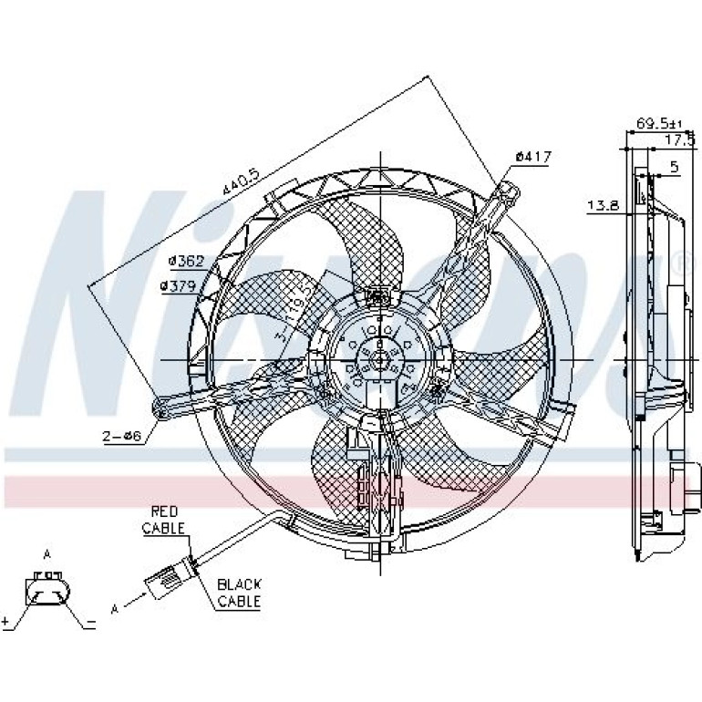 Kühlerlüfter PKW 85632