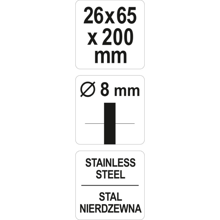 Zylindrische Drahtbürste 26mm YT-47696 Zylindrische Drahtbürste 26mm YT-47696