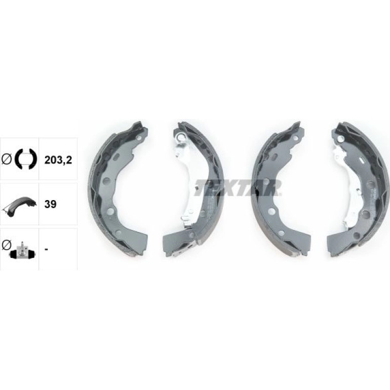 Bremsbacken Mitsubishi Carisma 95-06/Space Star 01-04 91056400 Bremsbacken Mitsubishi Carisma 95-06/Space Star 01-04 91056400