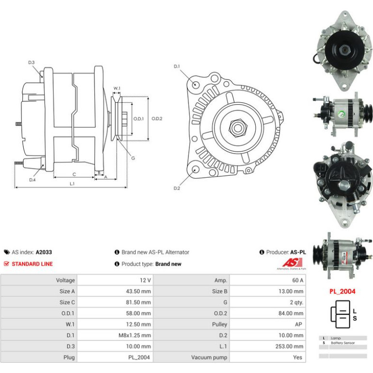 Generator A2033 Generator A2033