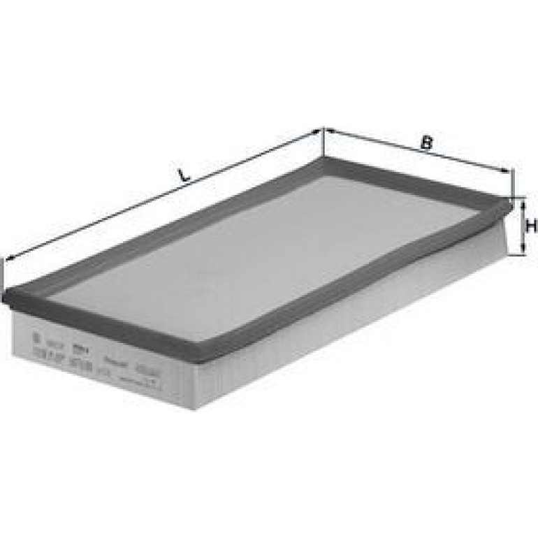 MAHLE Luftfilter LX 726 MAHLE Luftfilter LX 726