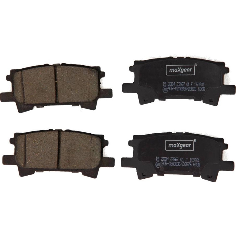Bremsbelagsatz Toyota T. Lexus Rx300 03 19-2884 Bremsbelagsatz Toyota T. Lexus Rx300 03 19-2884