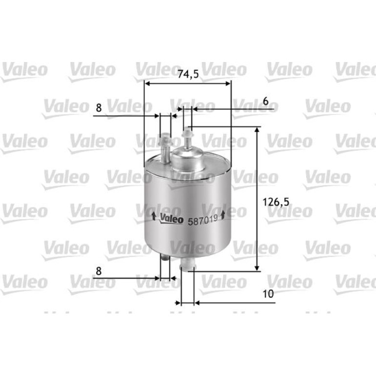 VALEO Kraftstofffilter 587019 VALEO Kraftstofffilter 587019