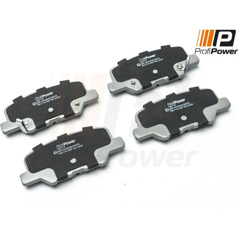 PROFIPOWER Bremsbelagsatz, Scheibenbremse 1B2114 PROFIPOWER Bremsbelagsatz, Scheibenbremse 1B2114
