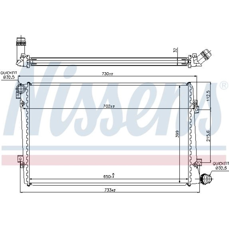Wasserkühler PKW 65292 Wasserkühler PKW 65292