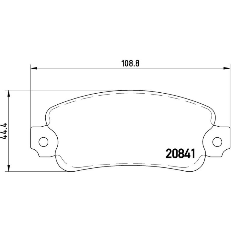 BREMBO Bremsbelagsatz, Scheibenbremse P 23 014 BREMBO Bremsbelagsatz, Scheibenbremse P 23 014